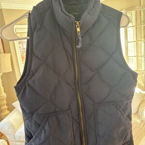 J.Crew Midnight Blue Quilted Vest